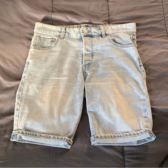 H&M Shorts Mens Light Washed Jean Shorts Poshmark